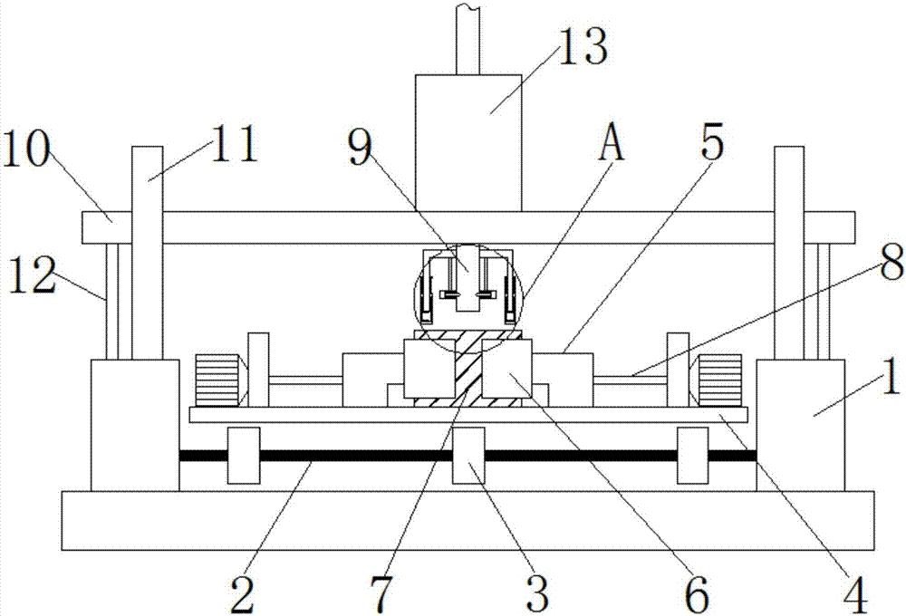 Grouting device in ceramic production process