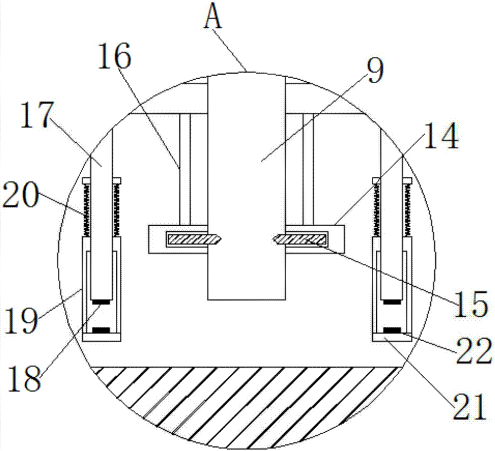 Grouting device in ceramic production process