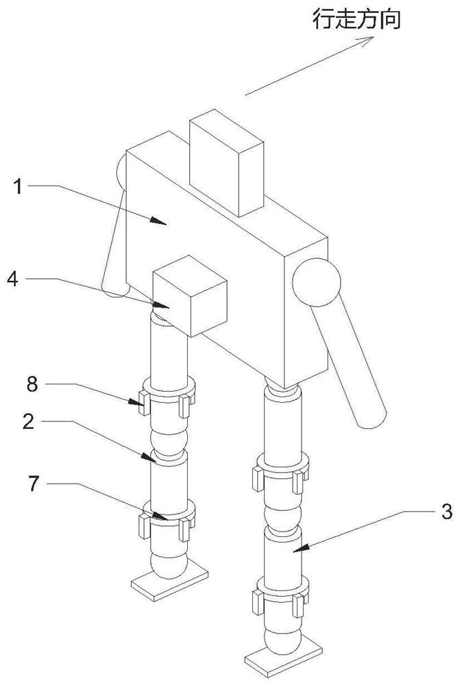 A biped robot and its walking control method