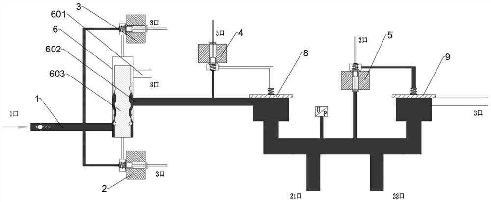 Diaphragm type electric control pressure executing mechanism for electronic parking system