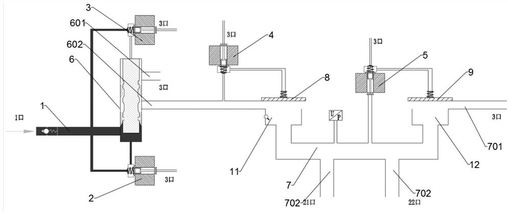 Diaphragm type electric control pressure executing mechanism for electronic parking system