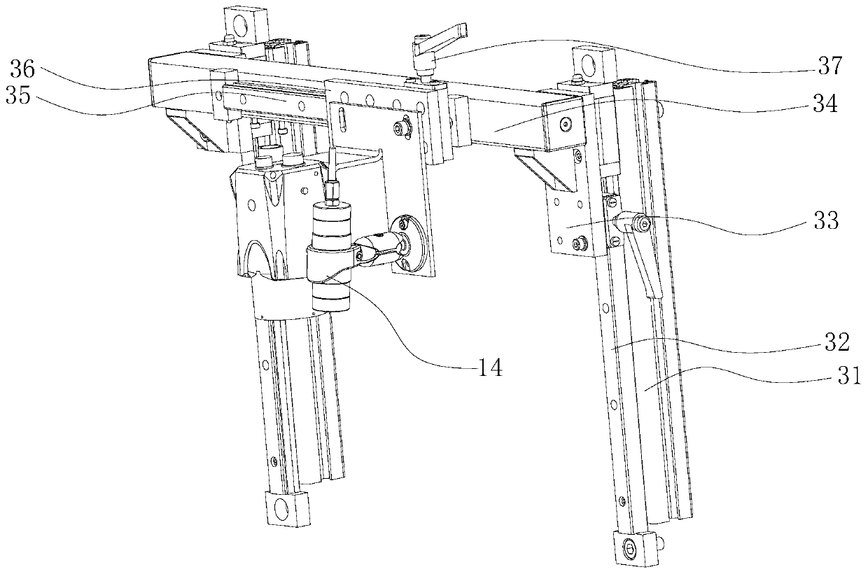 Infrared fabric detection device