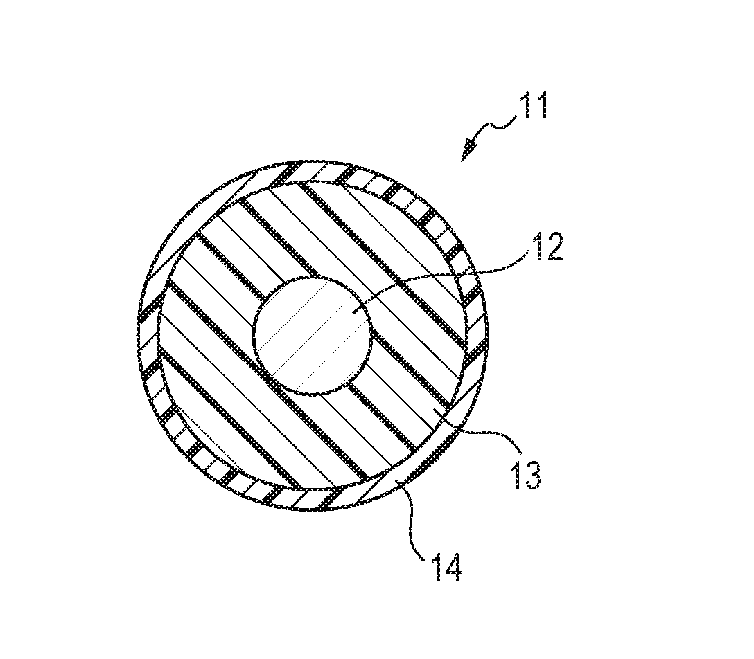 Member for electrophotography and method of producing the member, process cartridge, and electrophotographic apparatus