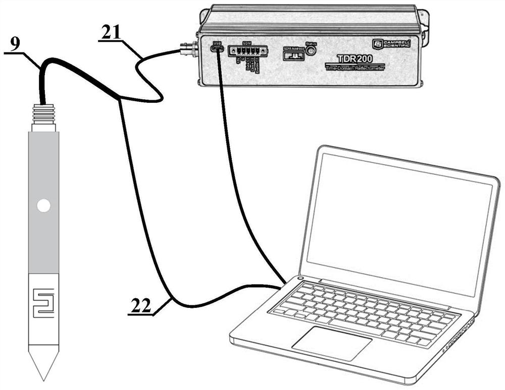 Pollution detection method of soil multi-pollutant identification probe based on multi-spectral and time-domain reflectance