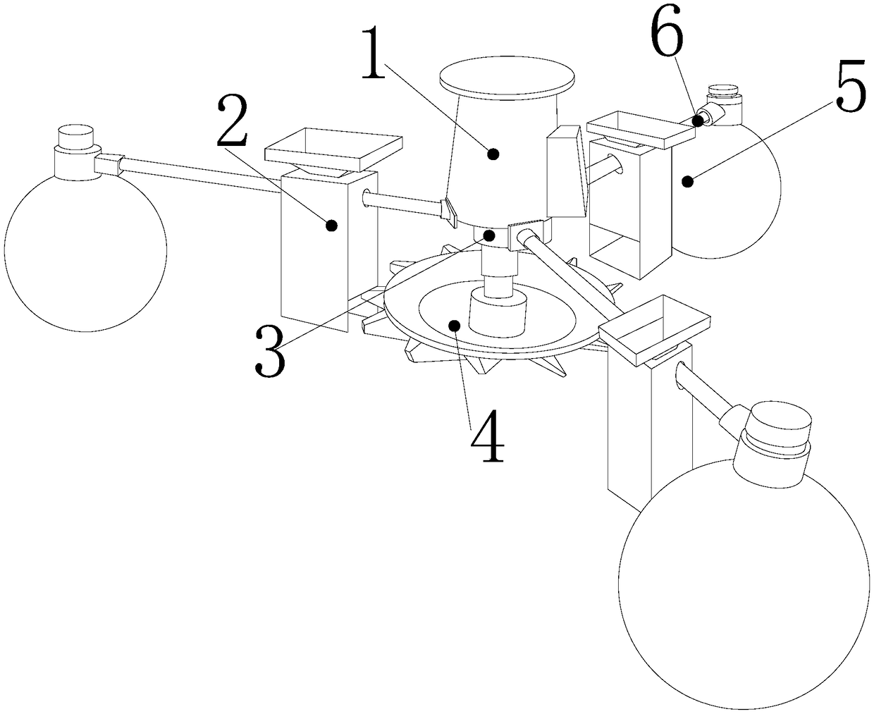 High-efficiency aeration apparatus for aquaculture pond