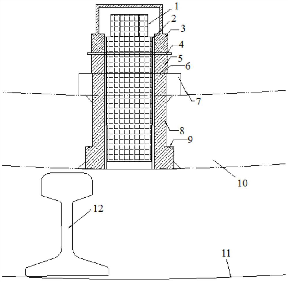 The construction method used for the anti-rotation at the start of the shield machine