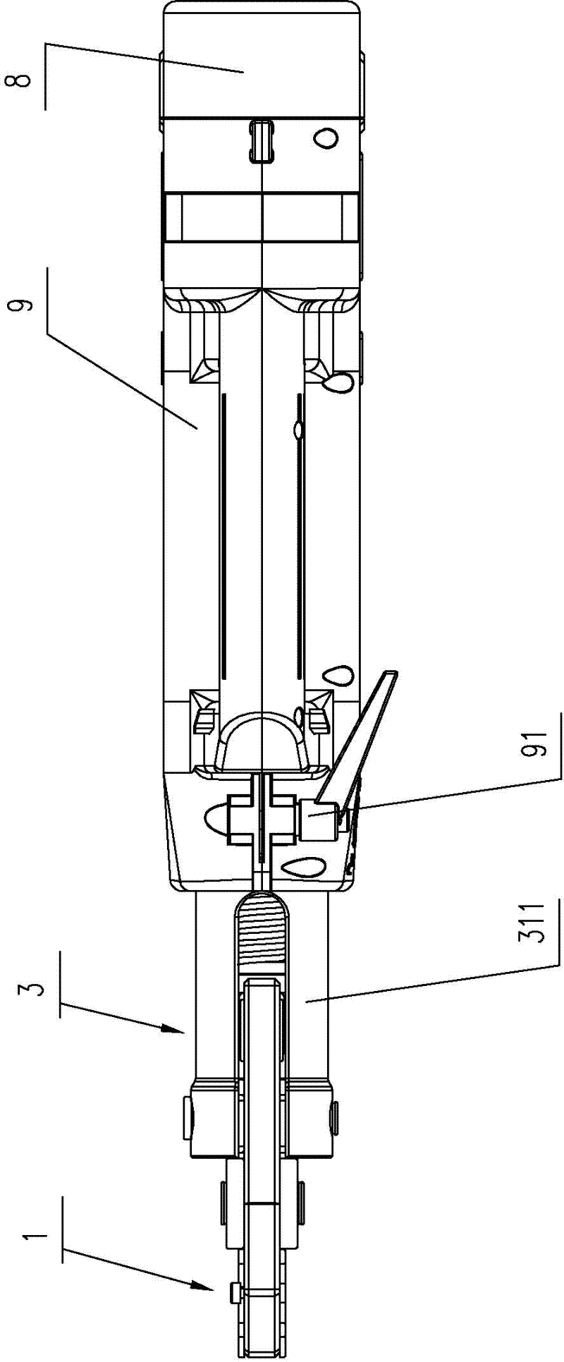 Impact type electric compression joint or shearing pliers