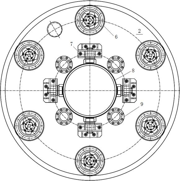 Central transmission thickener driving device