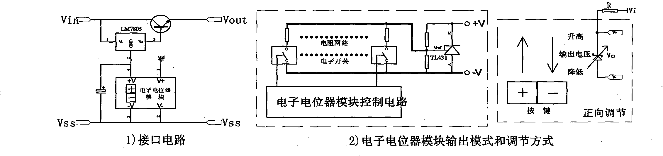 Application of electronic potentiometer module in direct current stabilized voltage power supply