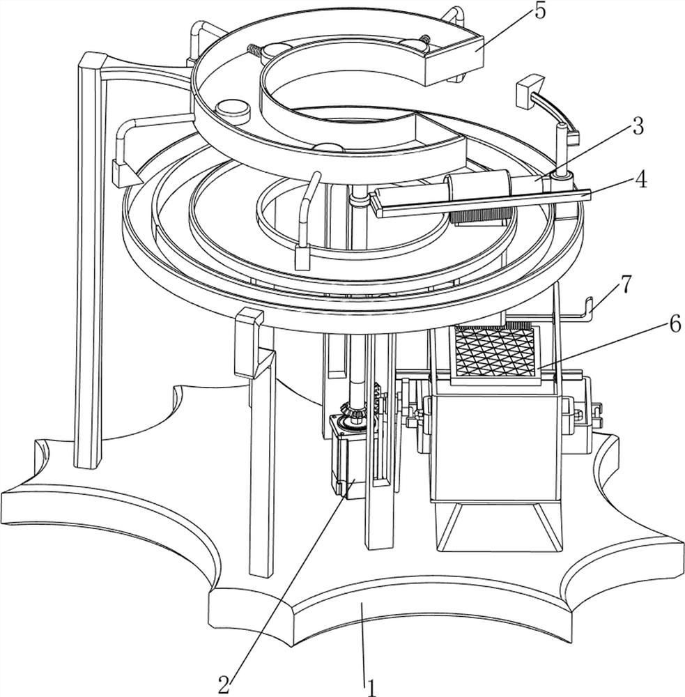 Automatic Chinese herbal medicine grinding device