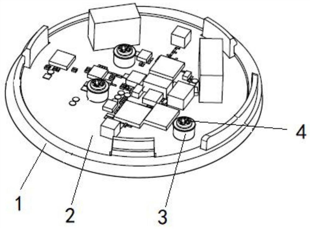 Side light-emitting touch key backlight structure