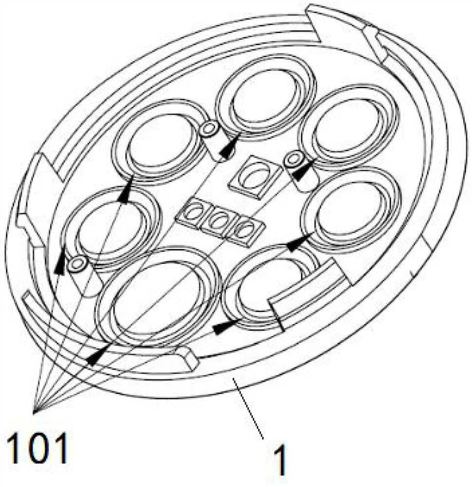 Side light-emitting touch key backlight structure