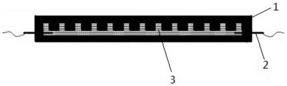 A flexible electronic pressure sensing device and preparation method thereof