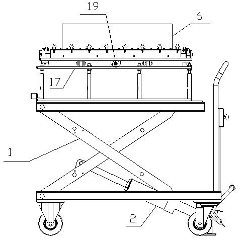 A workshop material transport vehicle