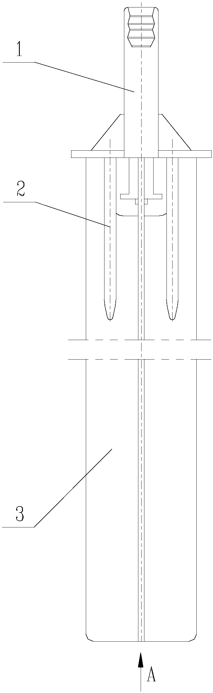 Control rod component and guide component structure applicable to supercritical reactor