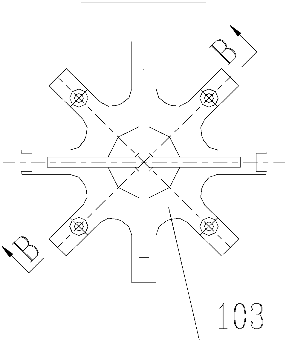 Control rod component and guide component structure applicable to supercritical reactor