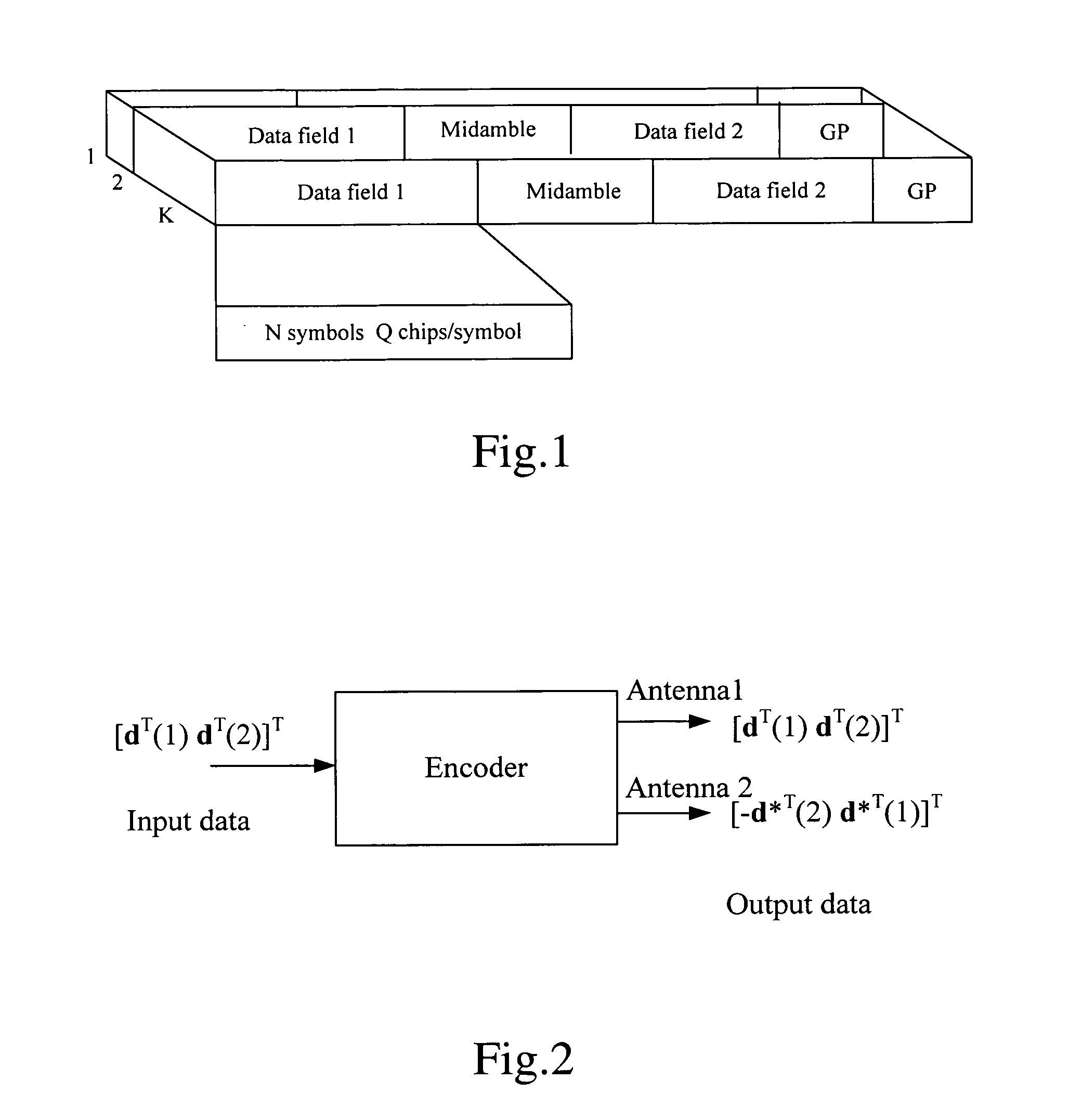 Method of space-time encoding and decoding for frequency selective fading channel