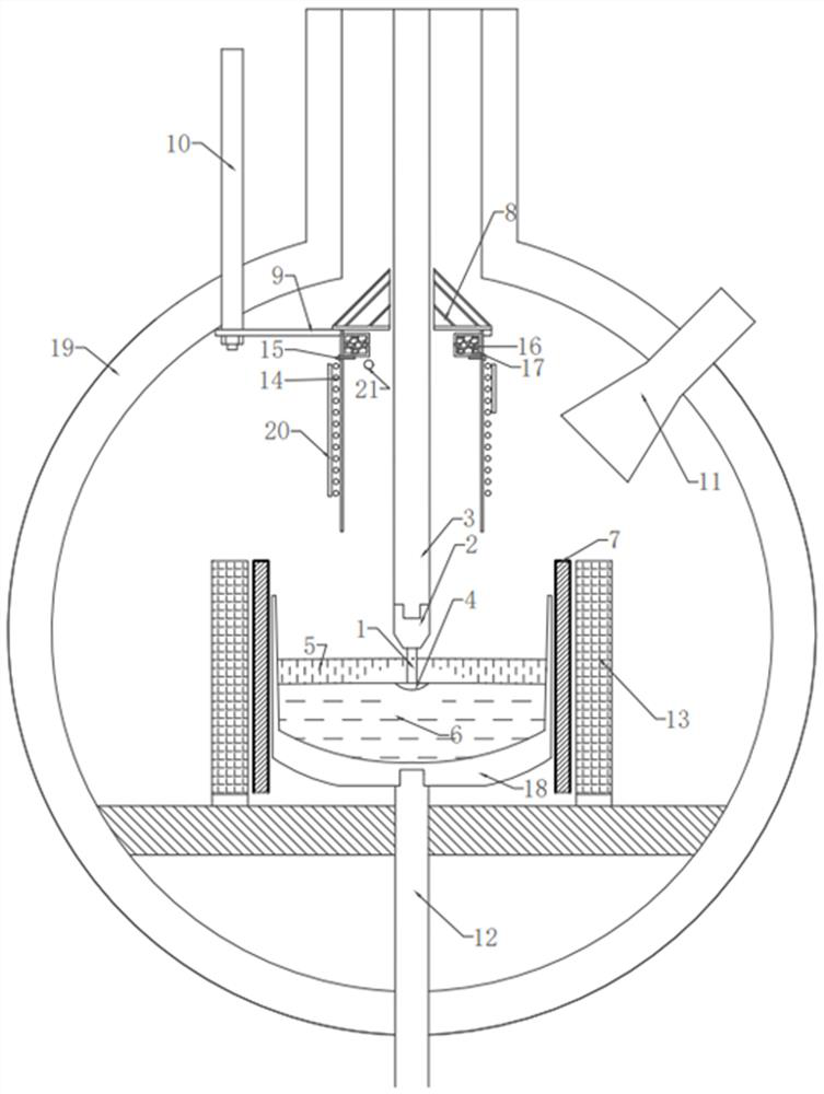 Low-stress crystal growth method