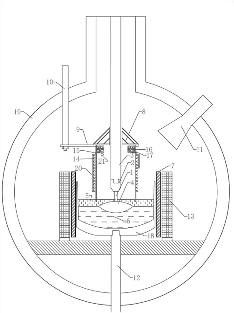 Low-stress crystal growth method