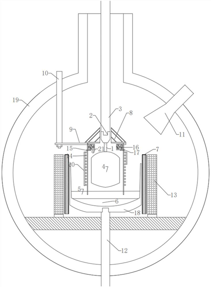 Low-stress crystal growth method