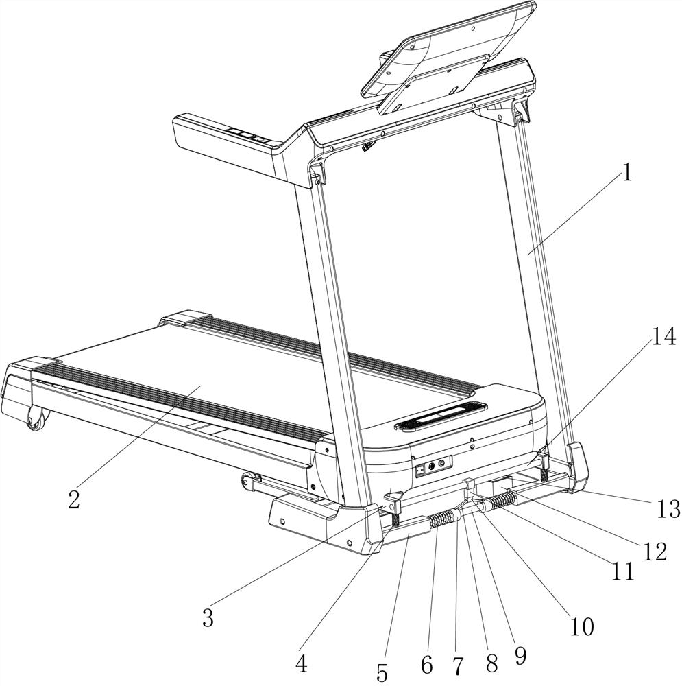 Treadmill with protection function