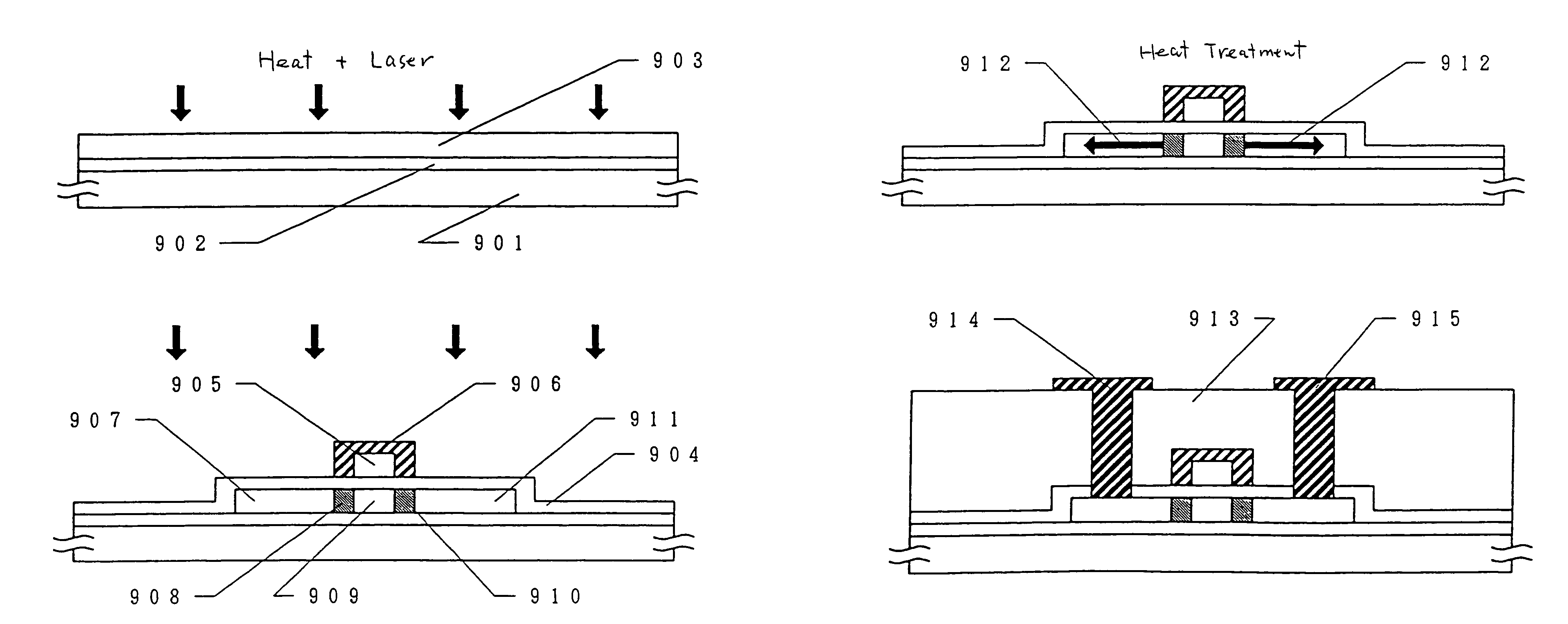 Method of fabricating a semiconductor device utilizing a catalyst material solution