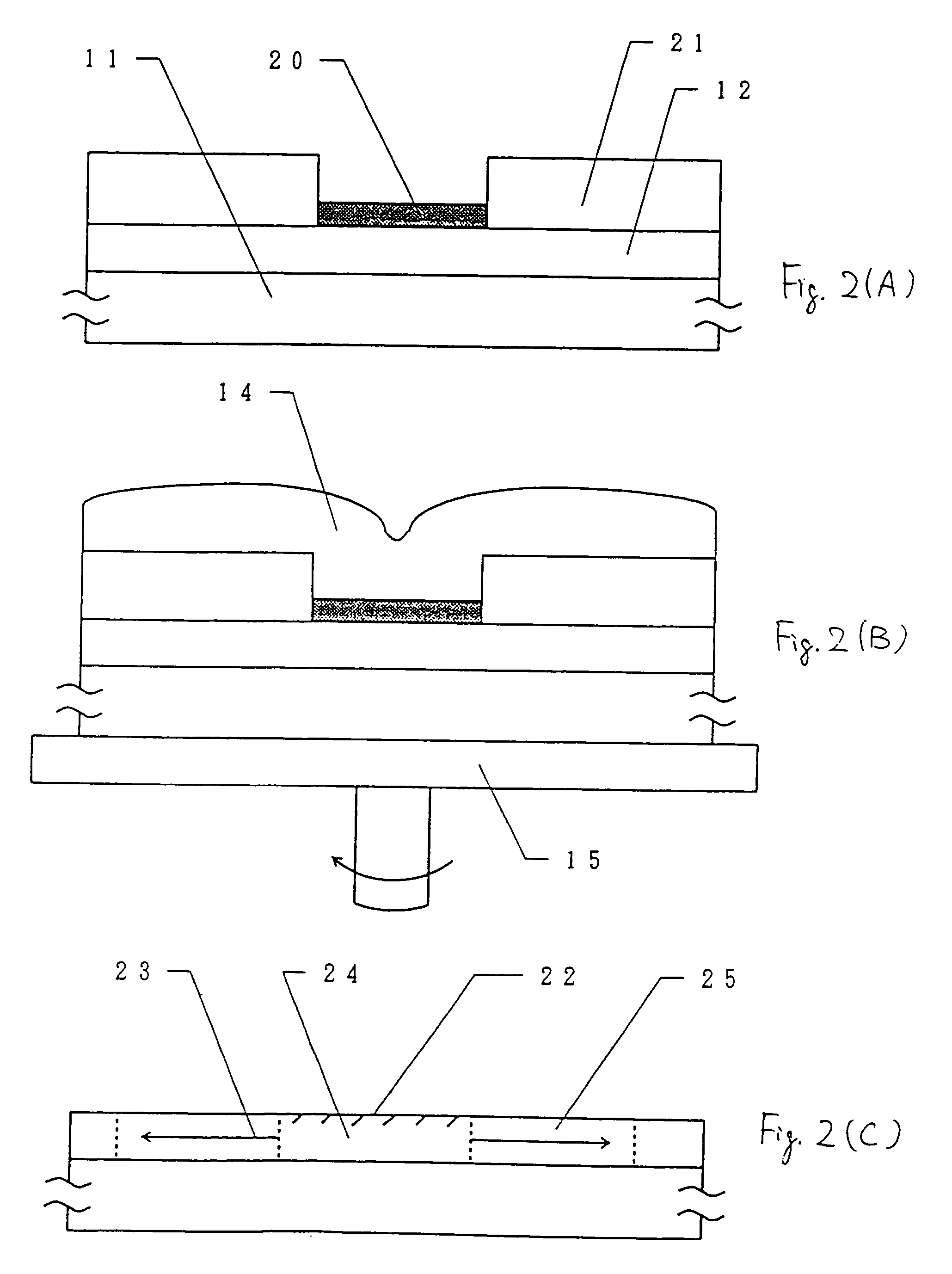 Method of fabricating a semiconductor device utilizing a catalyst material solution