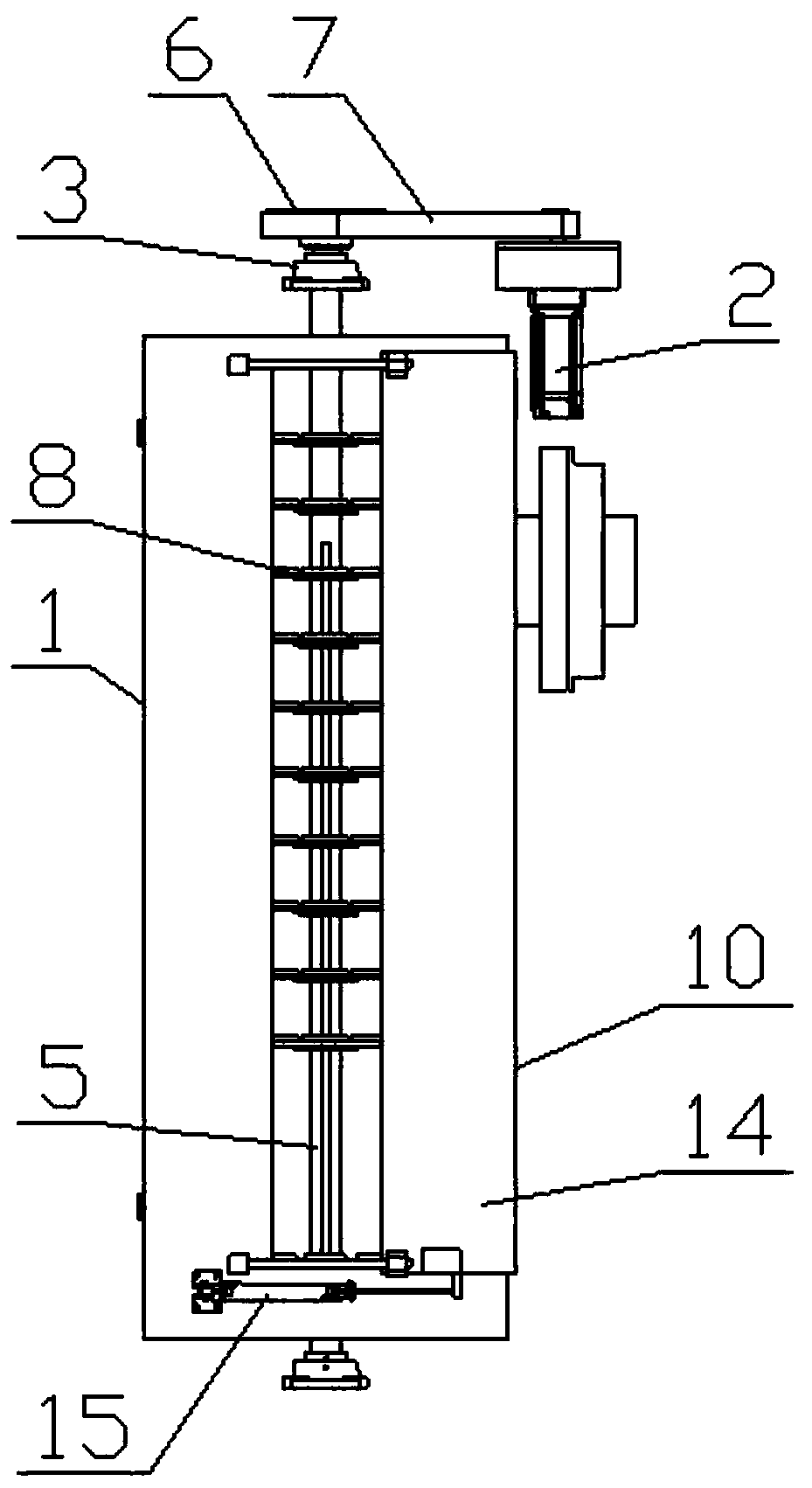 Rotary disc type refrigerated cabinet for material storage