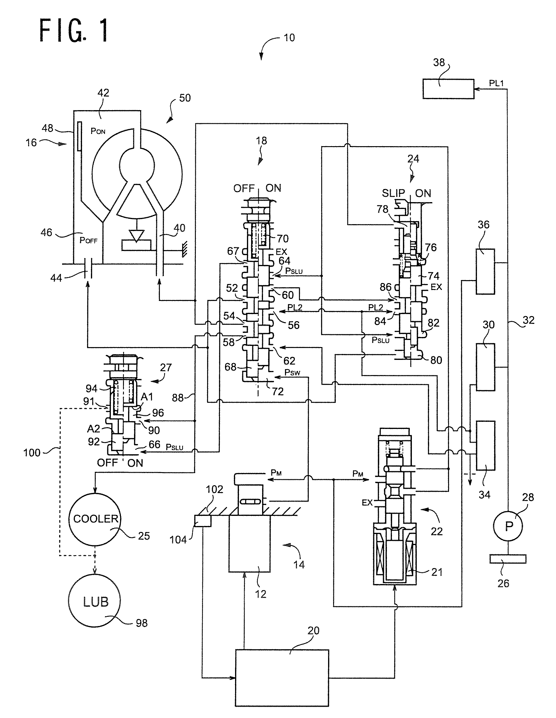 Hydraulic control apparatus for vehicular fluid-actuated power transmitting device provided with lock-up clutch