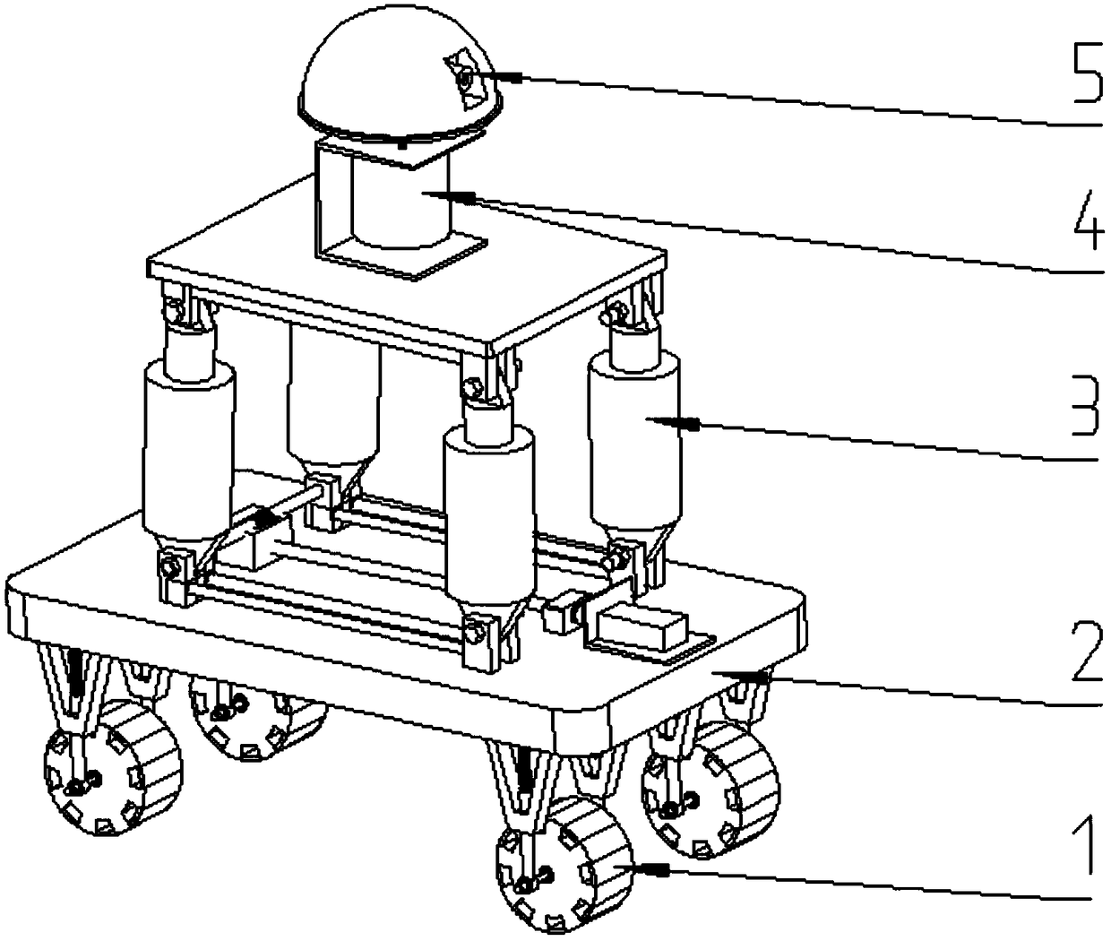 Self-adaptation walking robot