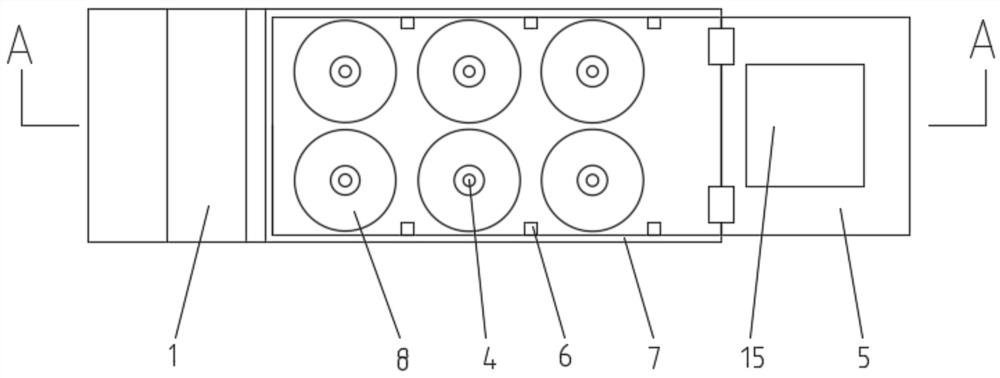 A large diameter cable unwinding car