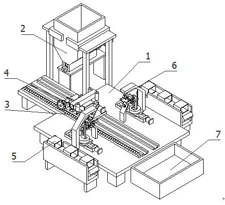 Efficient welding production equipment for traffic isolation belt guardrail