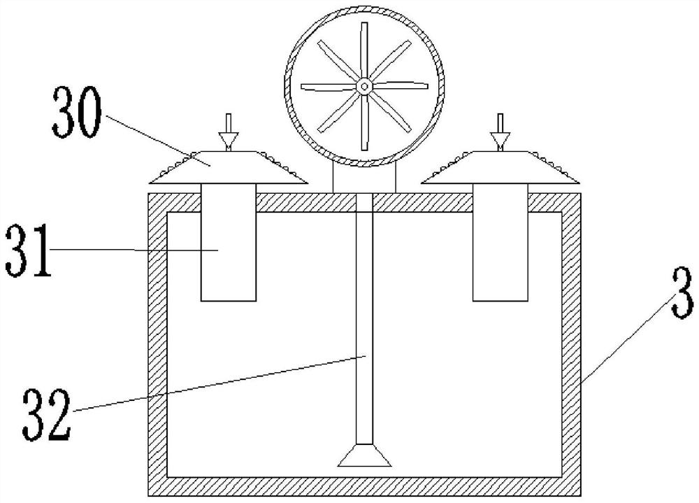 Water-saving dust falling device for municipal road