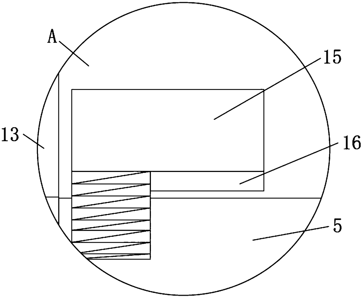 Transmission device for garment production and processing