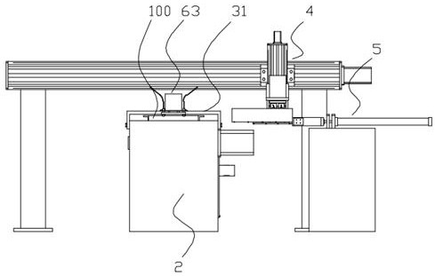 A processing line for eaves steel components with rainwater collection function