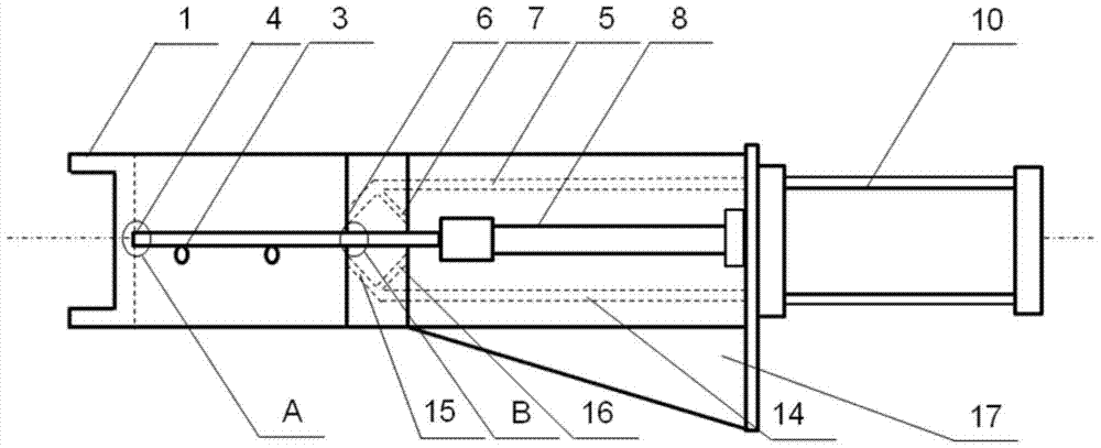 A pulverized coal pipeline pneumatic sliding door that can prevent jamming and its working method