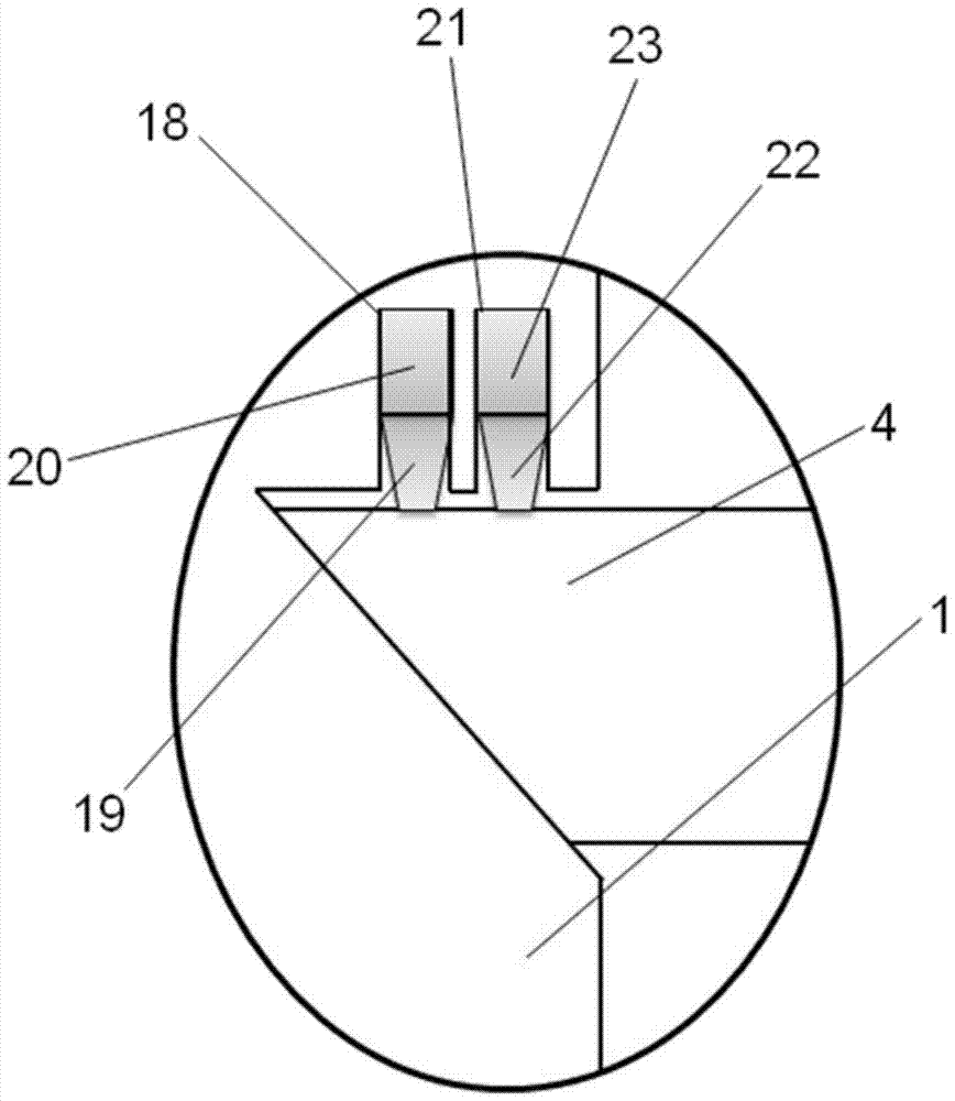 A pulverized coal pipeline pneumatic sliding door that can prevent jamming and its working method