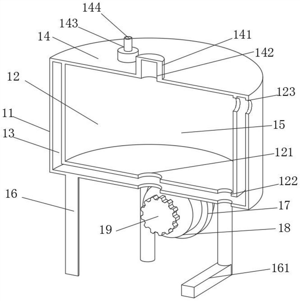 Linear low-density polyethylene production device facilitating heating and using method of linear low-density polyethylene production device