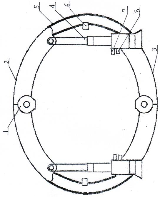 Intelligent anti-impact bracket device