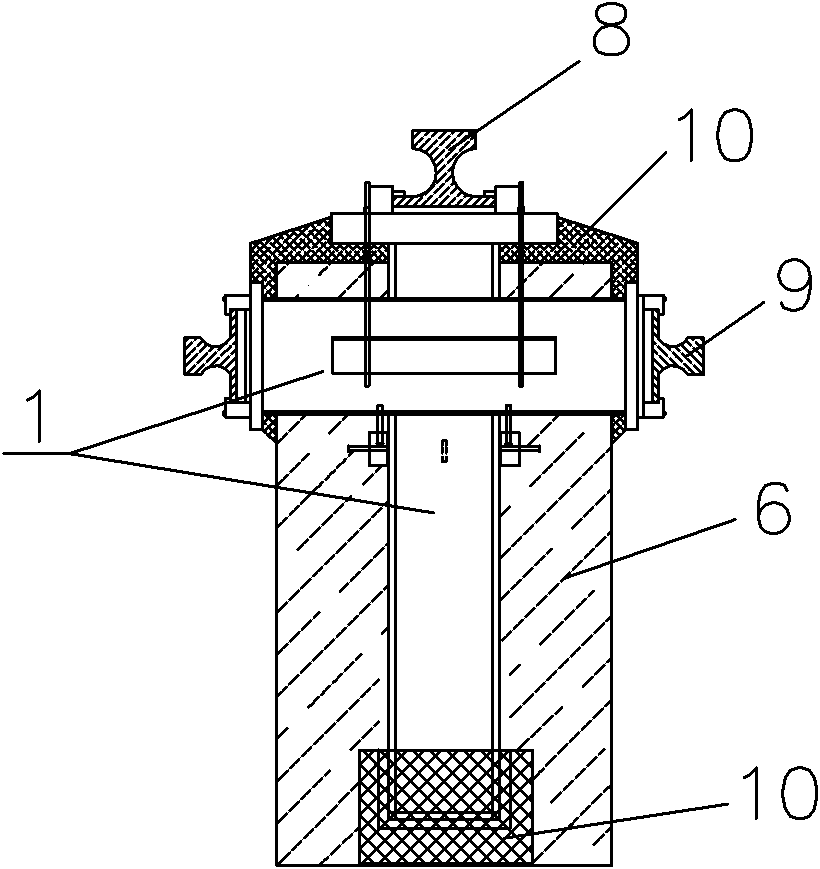 Mounting method of track fundamental equipment bracket of tamping coke oven SCP (Stamping, Charging and Pushing) machine