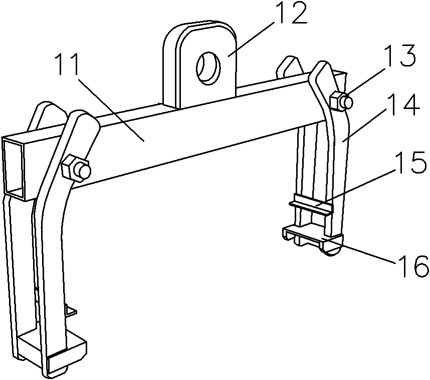 Mounting method of track fundamental equipment bracket of tamping coke oven SCP (Stamping, Charging and Pushing) machine