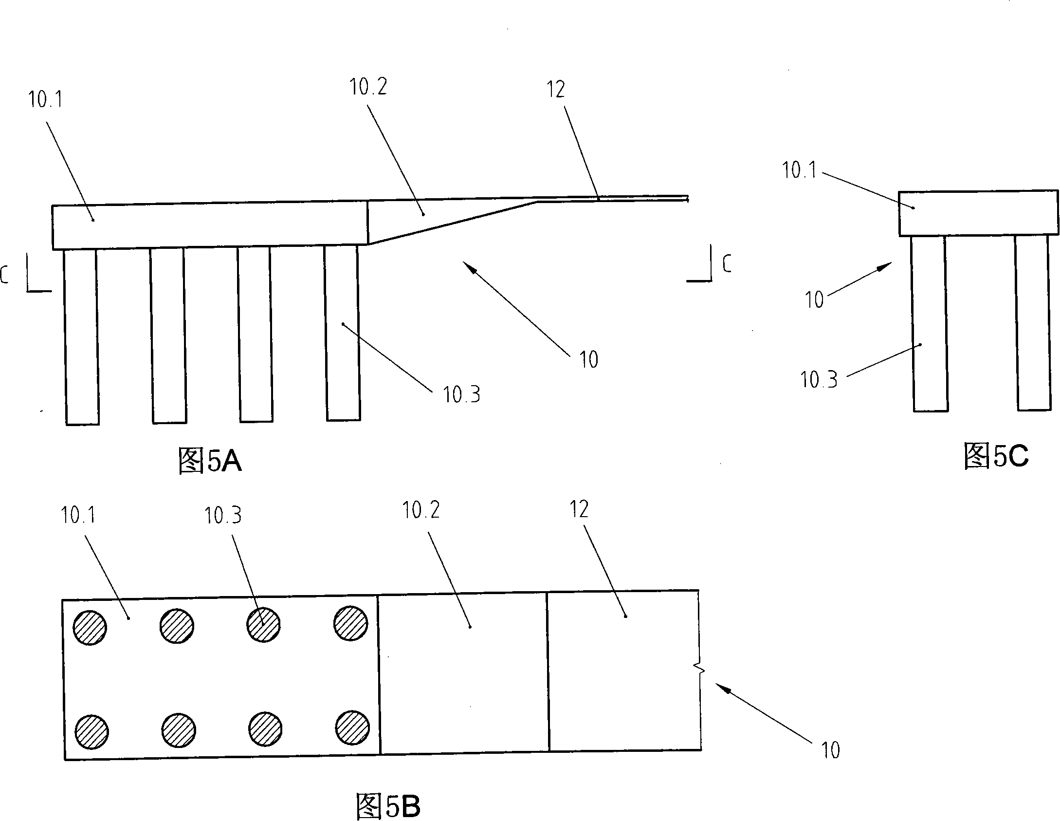 Bridge trackway longitudinal spacer assembly