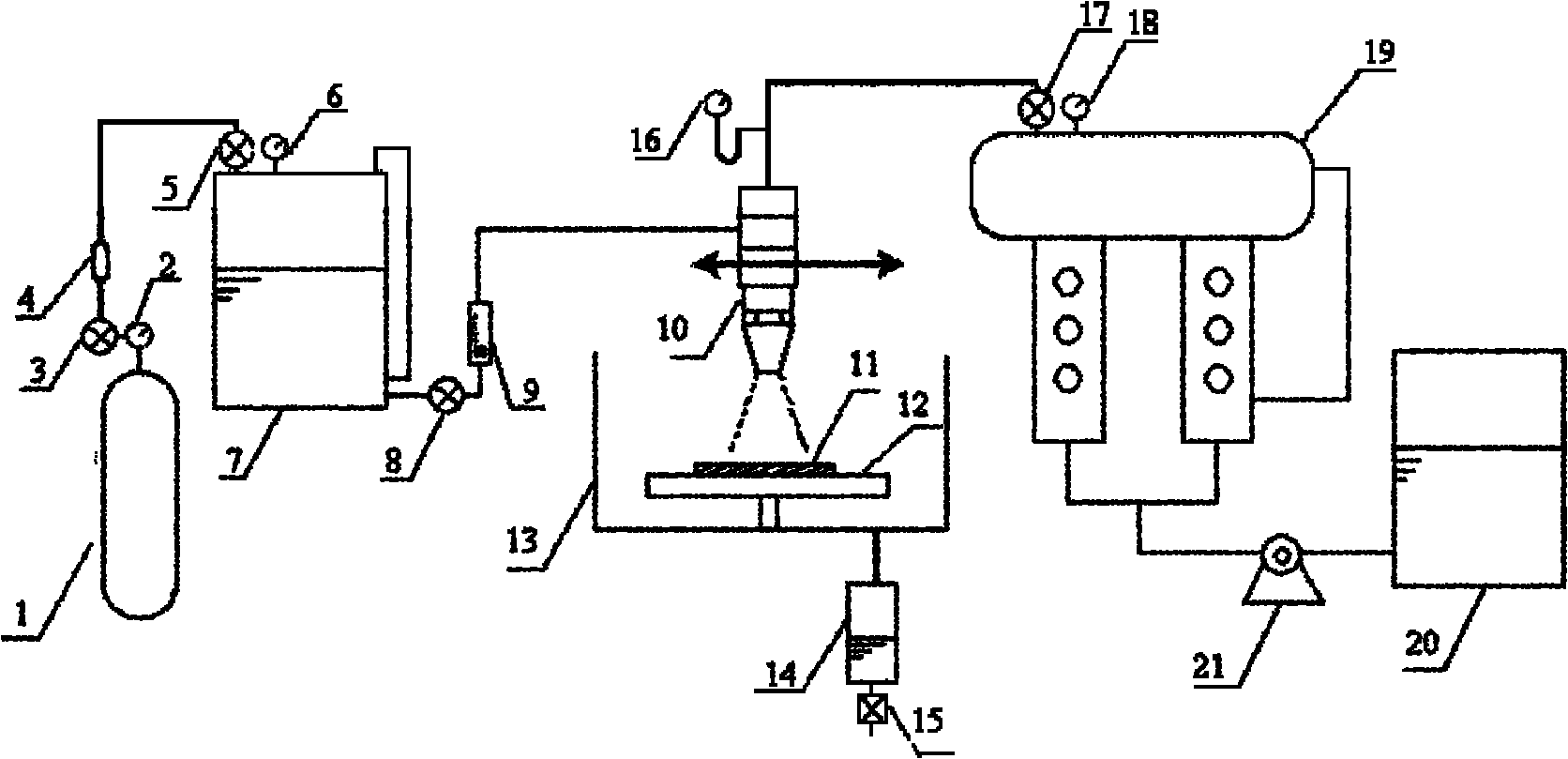 High temperature vapor and water mixed jet cleaning system and method thereof