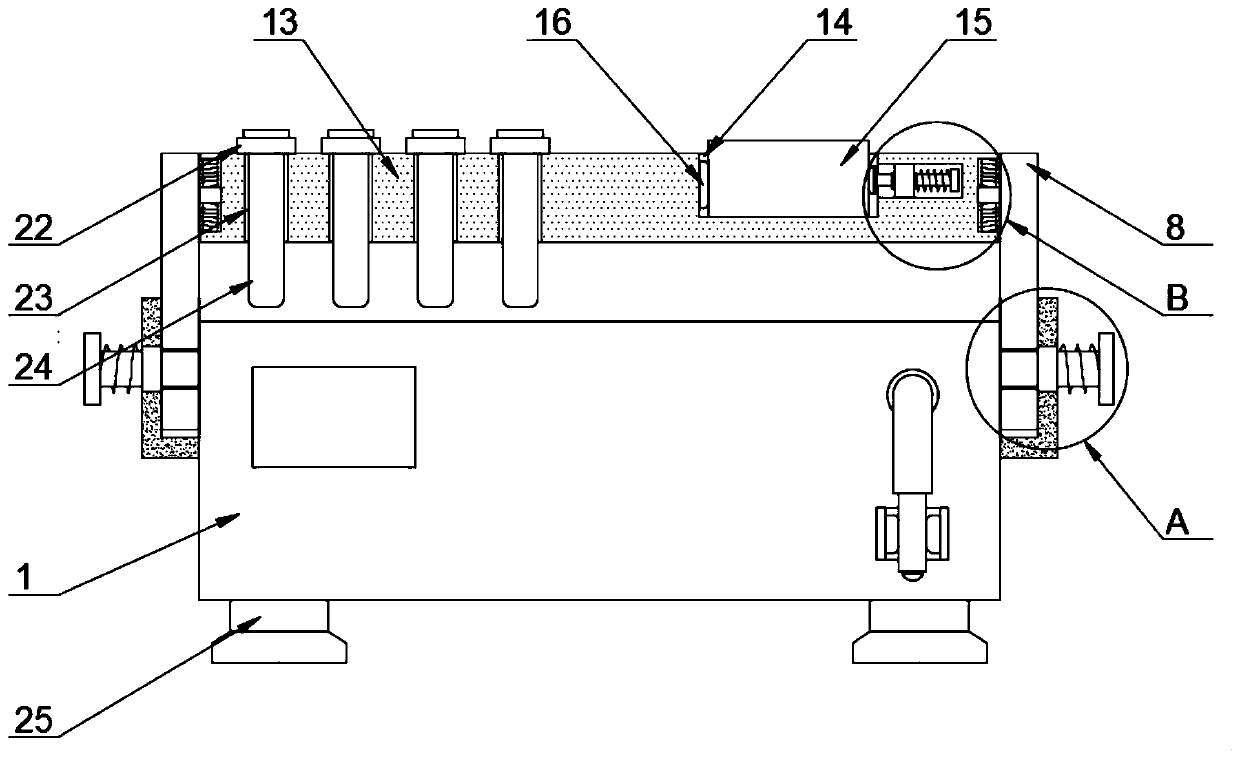 Clinical sampling device for medical endocrinology department