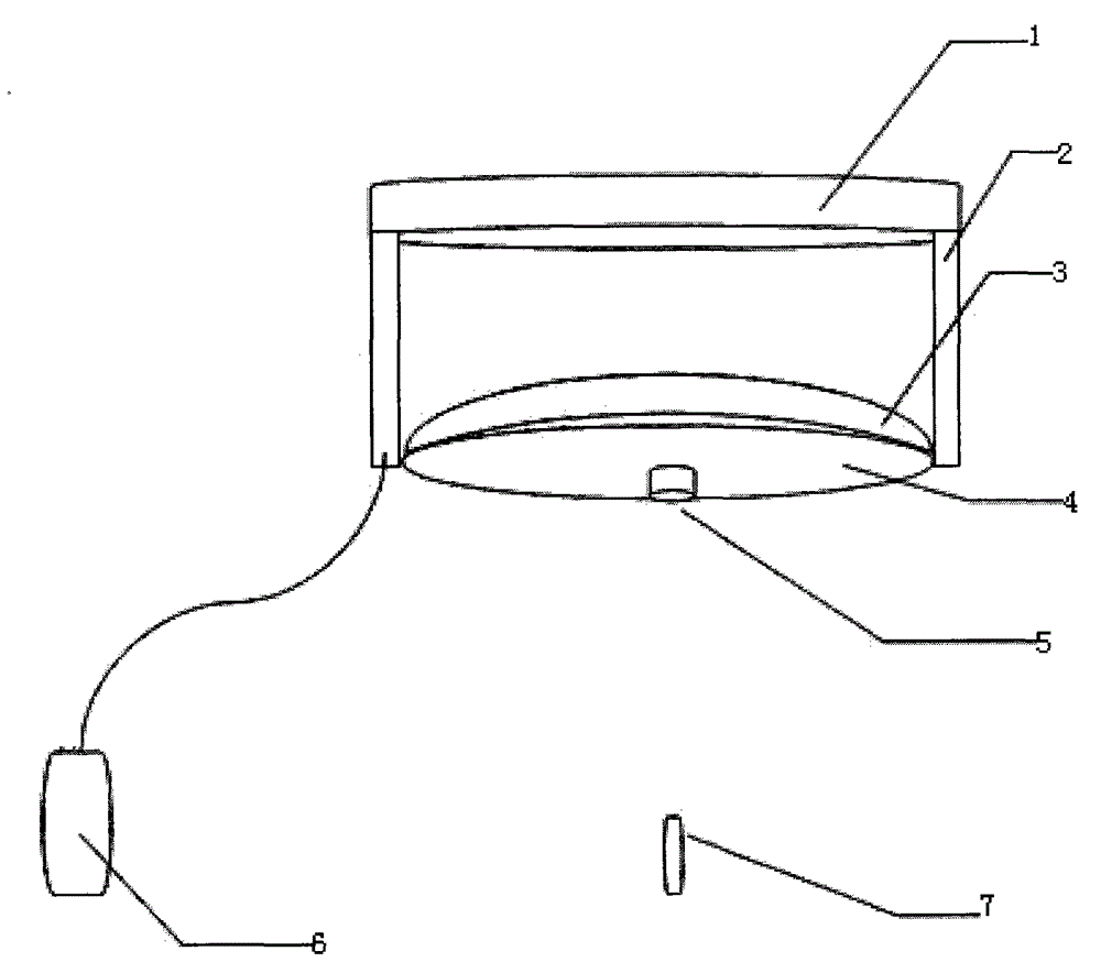 Automatic tracking and positioning type shadowless lamp