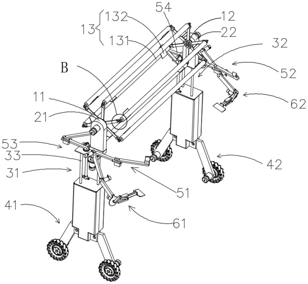 Bed sheet replacing device