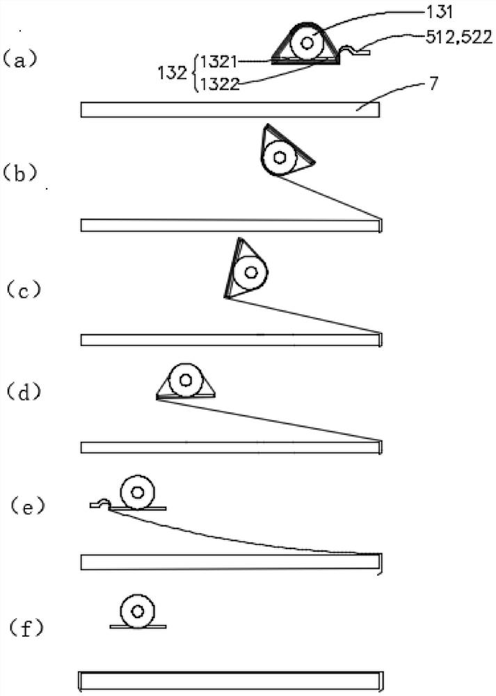 Bed sheet replacing device