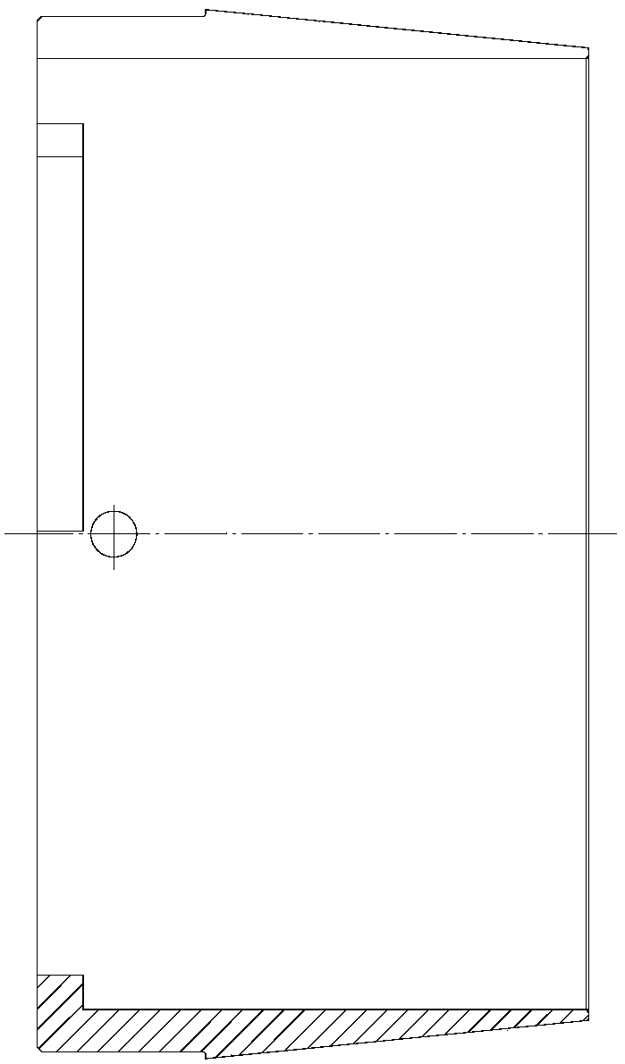 Self-locking fast expanding sleeve pull-out device for connection of rocker arm device and grinding roll device