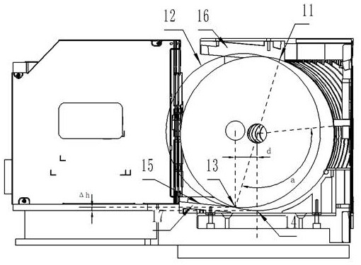 A method for pushing vertically arranged optical disk arrays