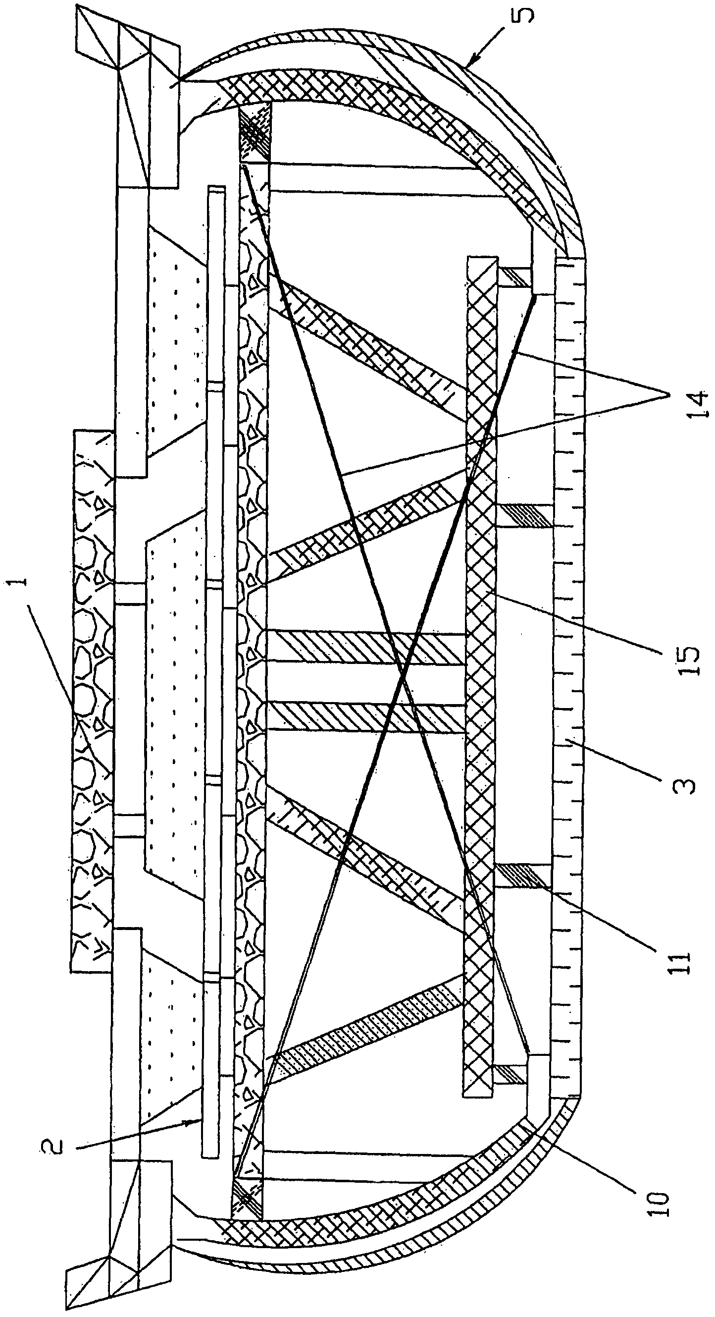 Floor pan for high-speed trains